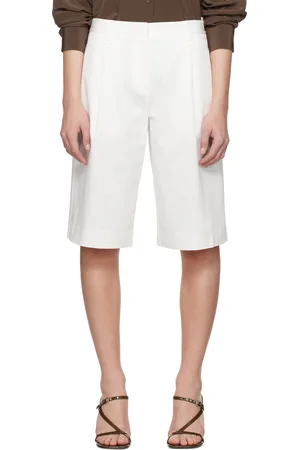 MATTEAU White Long Chino Shorts