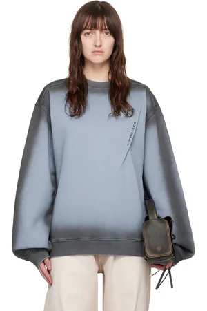 Y / PROJECT Blue Pinched Logo Sweatshirt