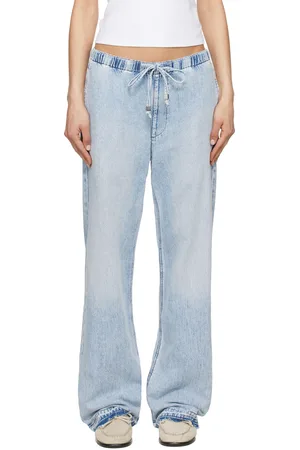RAG&BONE Blue Ultra Featherweight Logan Wide-Leg Jeans