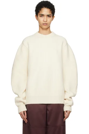 Jil Sander Off-White Wool Sweater