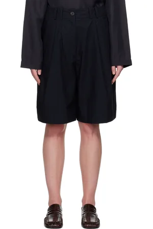 STUDIO NICHOLSON Navy Cito Shorts