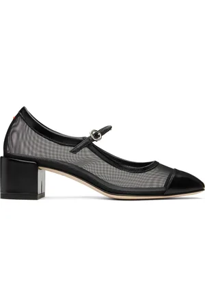 Aeyde Aline Mesh Mary-Jane Heels