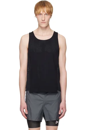 OVER OVER Black Race Tank Top