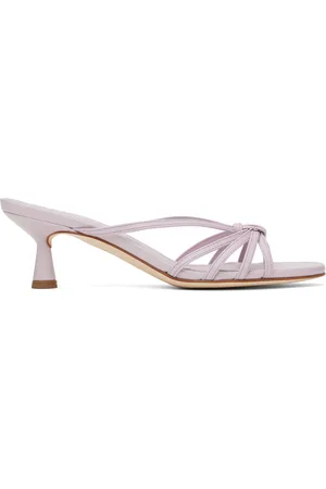 Aeyde Purple Abby Leather Mules