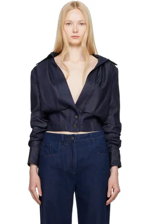 16Arlington Navy Ada Denim Jacket