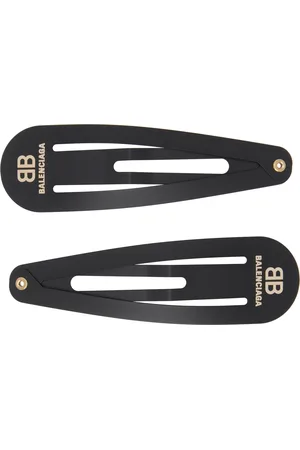Balenciaga Black Holli XXL Hair Clip Set