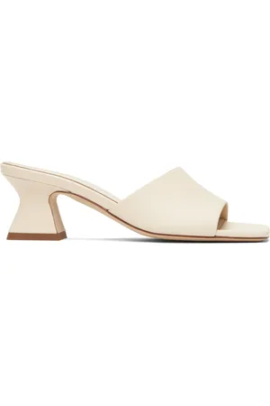 Aeyde Off-White Ale Leather Mules