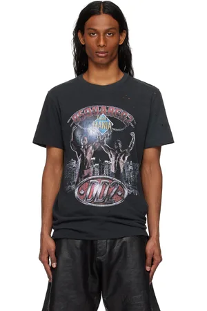 Dsquared2 Black Supervintage Dyed Cigarette Fit T-shirt