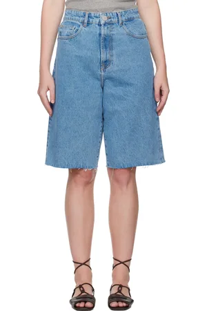 Rohe Blue Baggy Fit Denim Shorts