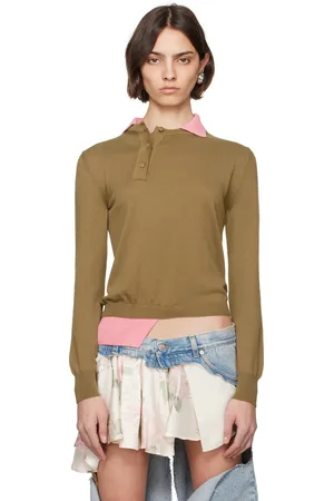 all in Beige & Pink Double Polo