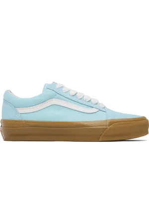 Vans Blue Premium Old Skool Gum Sneakers