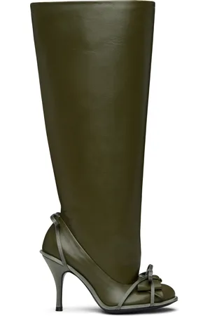 all in Khaki Double Tall Boots