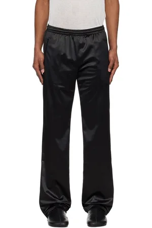 Maison Margiela Black Pinched Seams Sweatpants