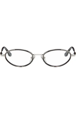 BONNIE CLYDE Silver & Black Voodoo Glasses