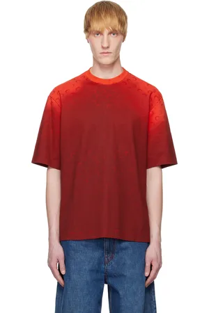 Marine Serre Red Moon Faded Jersey Loose Fit T-shirt