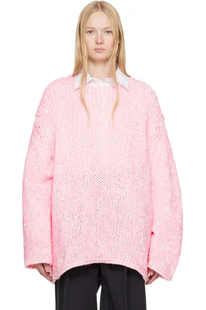 Comme des Garçons Pink Lily Yarn Sweater