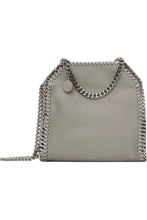 Stella McCartney Gray Falabella Tiny Tote Bag
