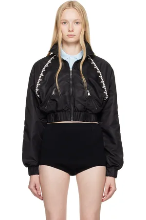 AREA Crystal Trim Track Jacket