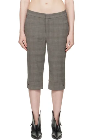 FIDAN NOVRUZOVA Gray Teo Capri Trousers