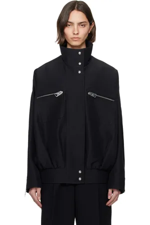 Khaite Black Ayman Bomber Jacket