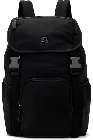 HUGO BOSS Black Double B Monogram Backpack