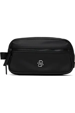 HUGO BOSS Black Double B Monogram Wash Bag