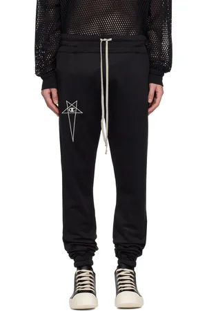 Rick Owens Black Champion Edition Joggers Sweatpants