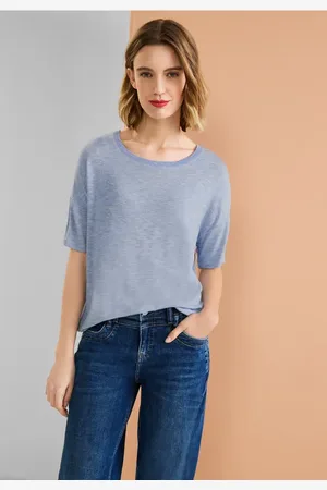 Street one Shirt in Melangeoptik