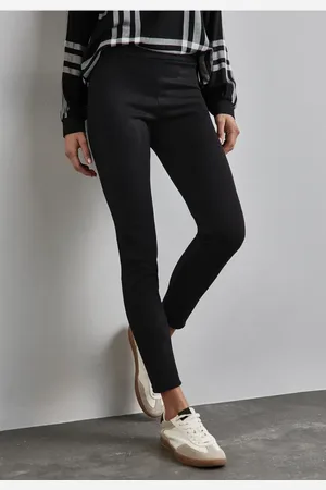 Street one Leggings im Velours-Look