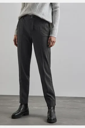 Street one Chino im Melange-Look