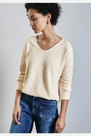 Street one Shirt mit feiner Struktur