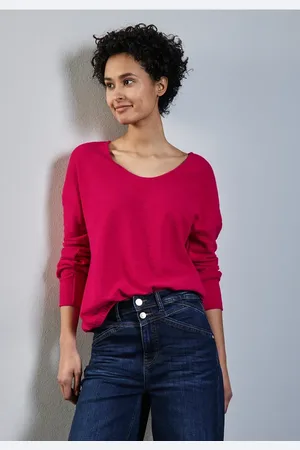 Street one Shirt mit feiner Struktur