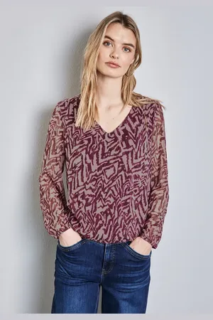 Street one Chiffon-Bluse mit Raffung