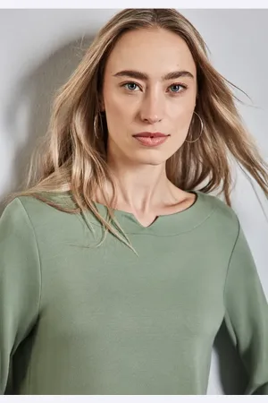Street one Shirt mit Ausschnitt-Detail