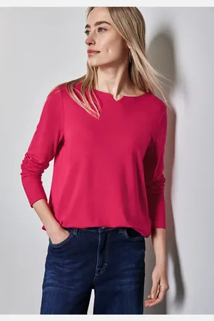 Street one Shirt mit Ausschnitt-Detail