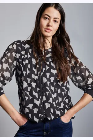 Street one Gemusterte Chiffon-Bluse