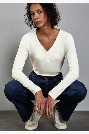 Street one Shirt mit Knopfdetail