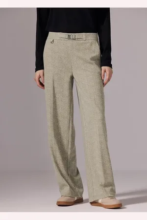 Street one Gemusterte Wide Leg Hose