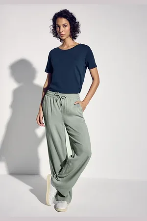Street one Wide Leg Twill Hose
