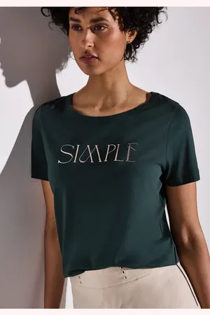 Street one T-Shirt mit Wording