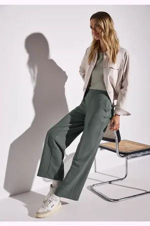 Street one Wide Leg Twill Hose
