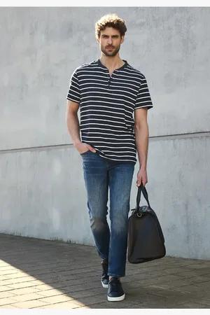 Street one Gestreiftes Henleyshirt