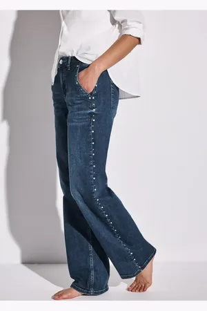 Street one Wide Leg Jeans mit Nieten