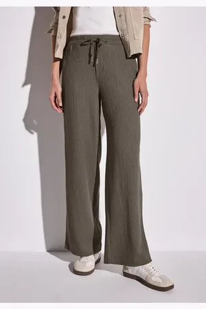 Street one Wide Leg Hose mit Struktur