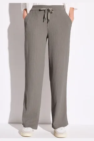 Street one Wide Leg Hose mit Struktur