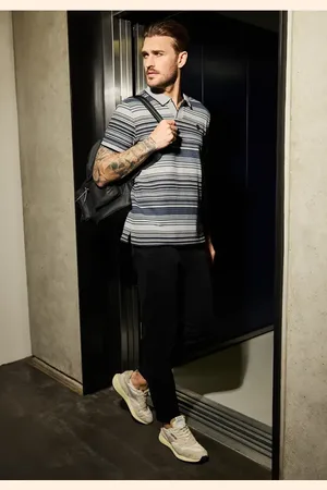 Street one Strickstruktur Poloshirt