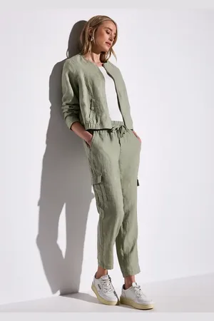 Street one Leinenhose im Cargo-Look