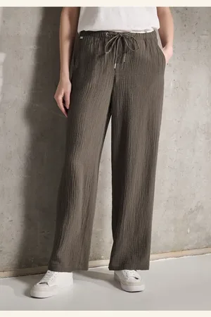 Street one Musselin Wide Leg Hose