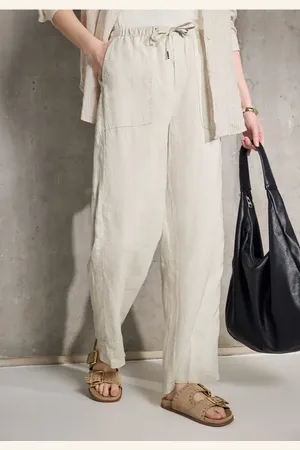Street one Straight Leg Leinenhose
