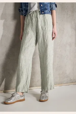 Street one Straight Leg Leinenhose
